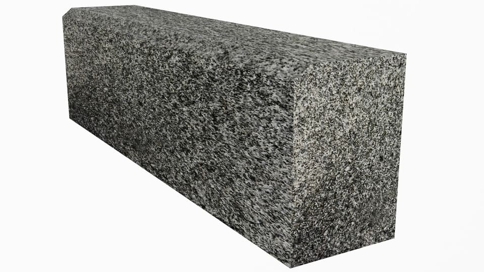 Даймонд блэк фото рендер 4 Гранитный бордюр ГП 6 (ГПВ) из гранита Diamond Black от поставщика Стоко фото №1 из галереи